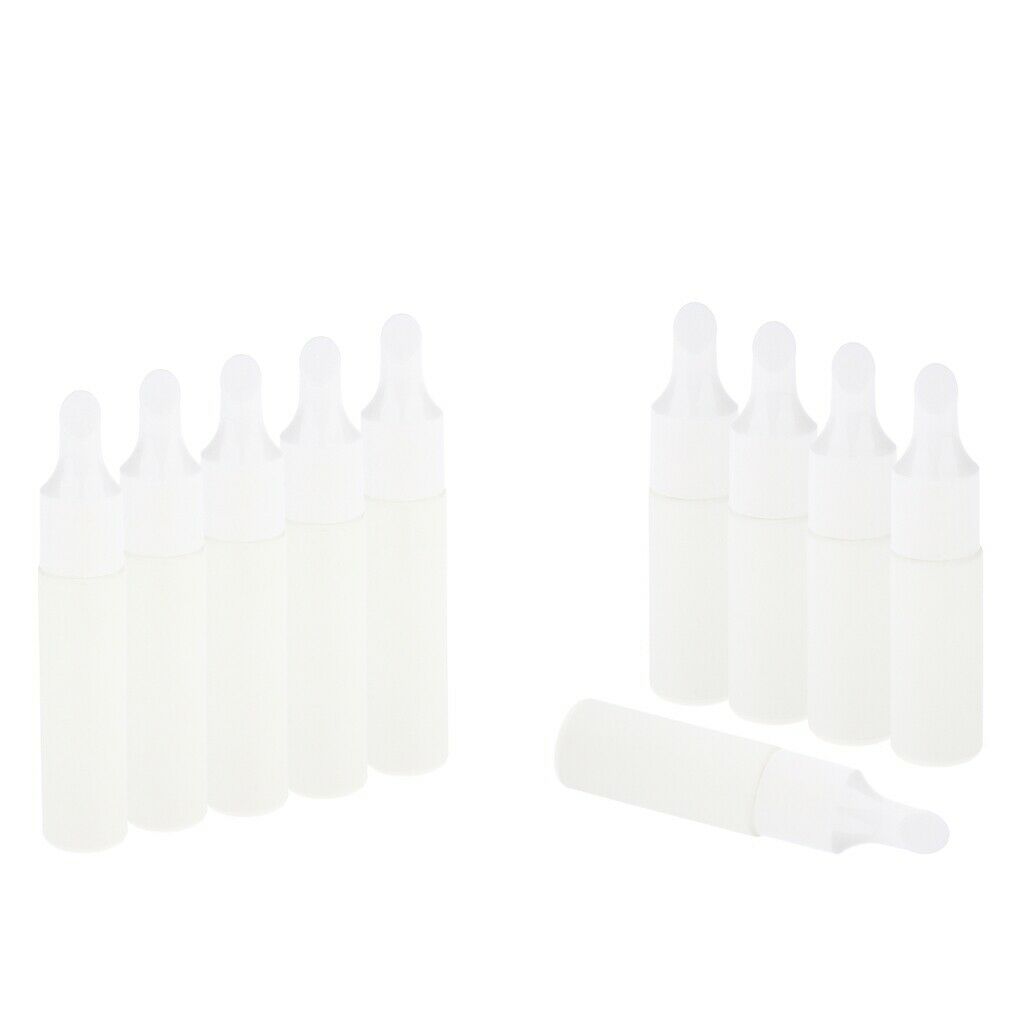 10 Pieces Soft Material Cosmetic Tattoo Color Ink Squeeze Sample Bottle 15ml