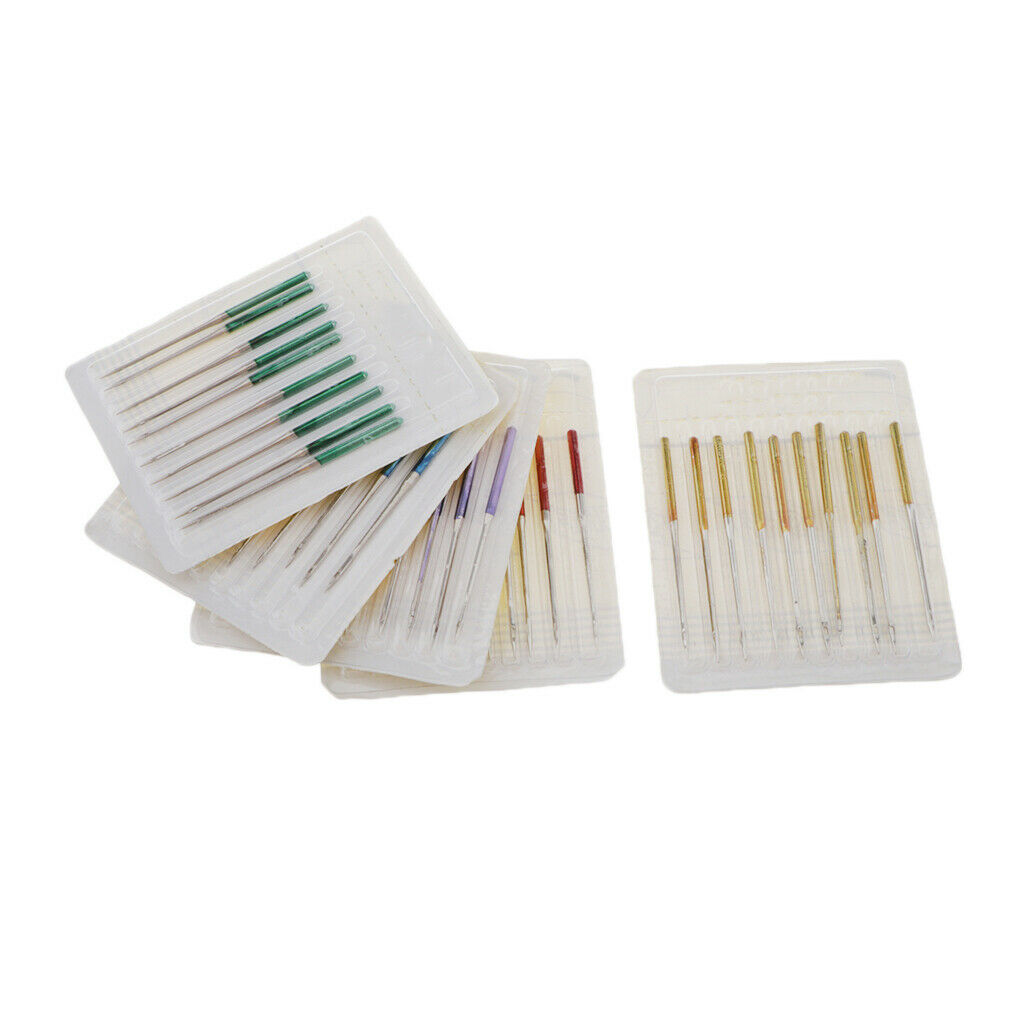 50x Industrial Sewing Machine Needles Universal Threading Assorted Kit