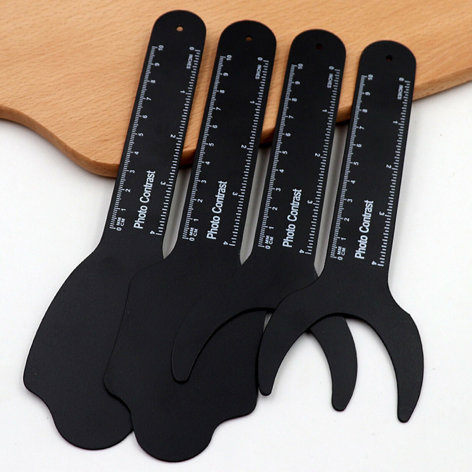 Alloy Dental Photo Contrast Black Background Board Retractors Backdrop C 4A