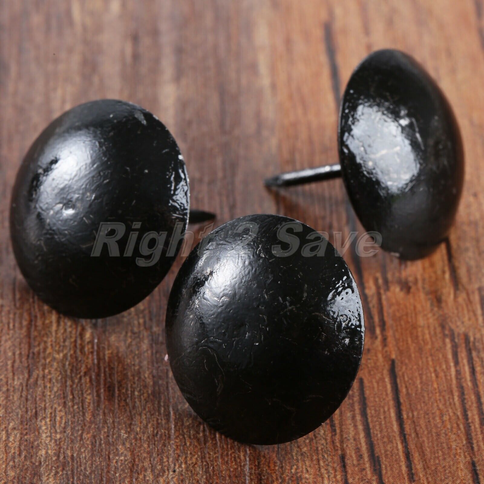 10Pcs Black Upholstery Nails Sofa Tack Studs Pins Jewelry Box Furniture Hardware