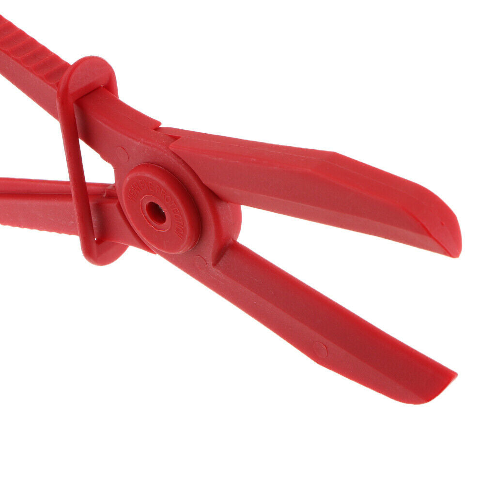 3X Brake Fuel Water Line Clamps Pinch-Off Pliers Kit Red 0-60mm
