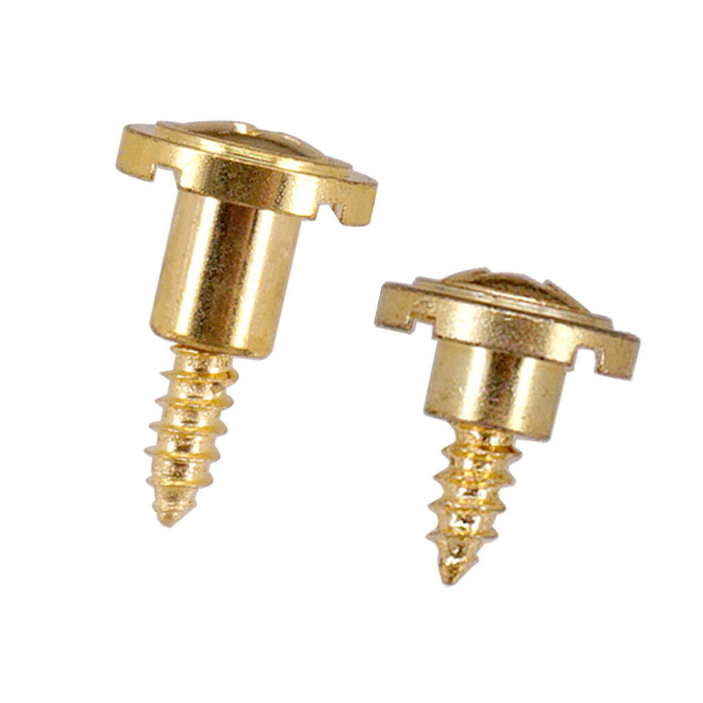 Golden Round String Tree Guide + Screws Set for  Guitar Accessory