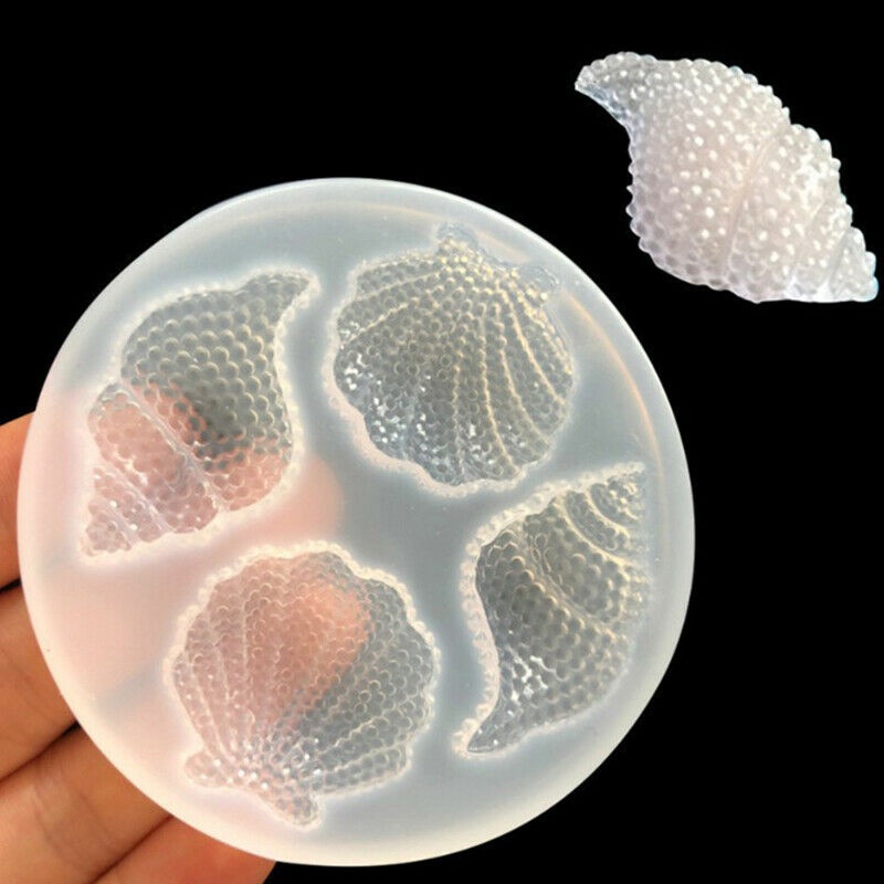 DIY Hand-made Drop Glue Pendant Mold Mirror Manual Ocean Series Shell Con.l8