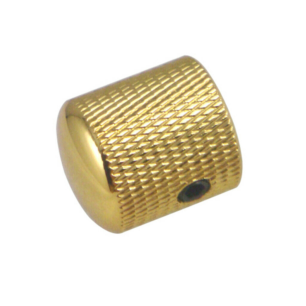 2x Brass Dome Knob Volume Tone Control Knobs for Electric Guitar Golden