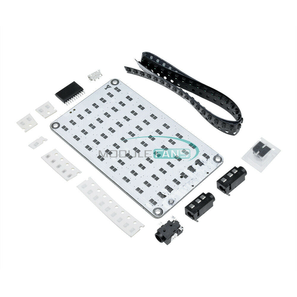 8x8 FFT Audio Indicator Red FFT Voice Frequency Voice Control LED Precis DIY Kit