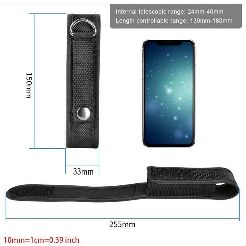 Nylon Belt Flashlight Holder Holster Bag Pouch for 3"-5" 18650 Flashlight