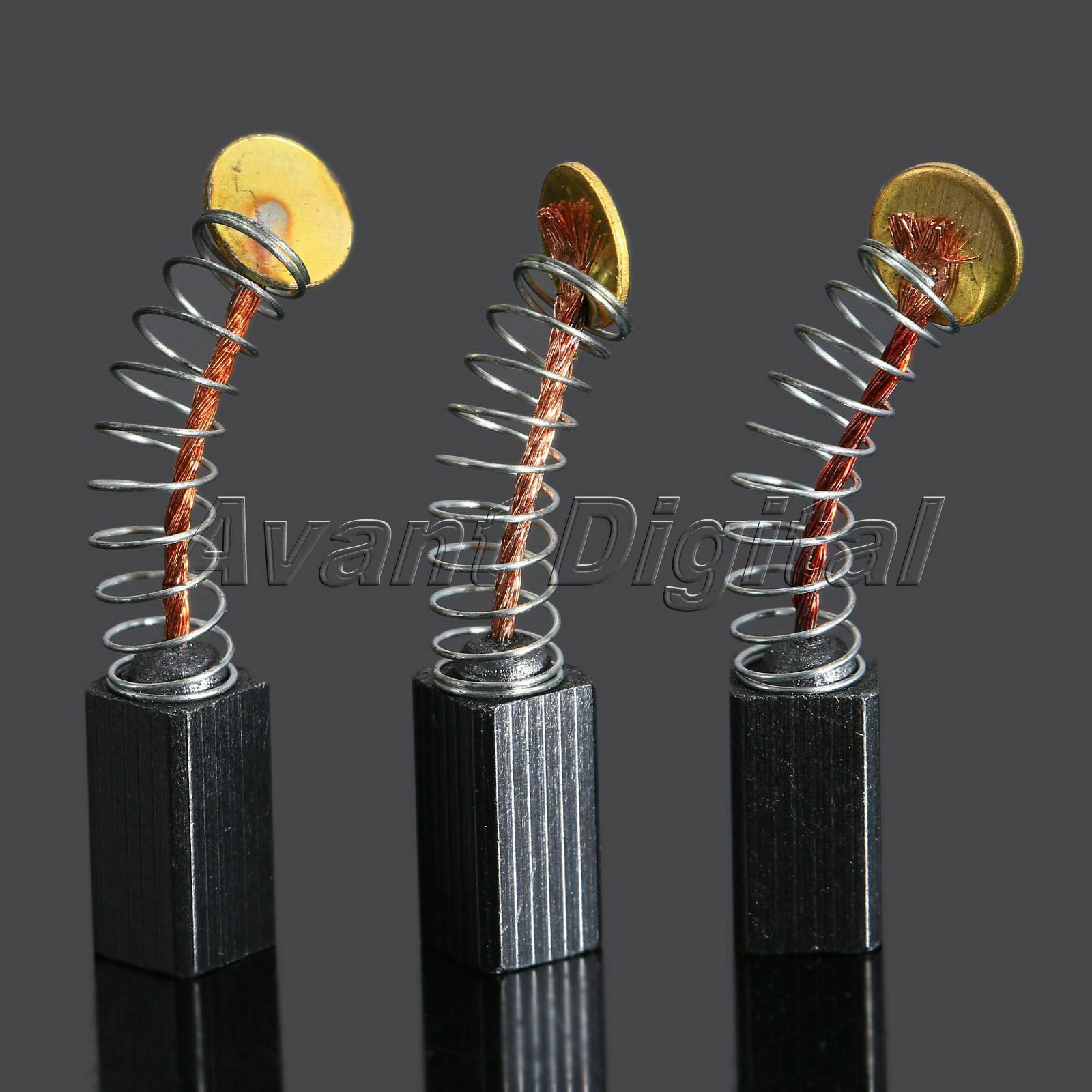 20Pcs 9mm Carbon Brush for Generic Electric Motor Micromotor 0.20"x 0.20"x 0.35"