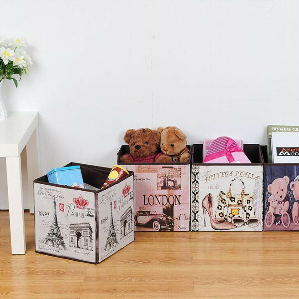 Foldable Storage Ottonmans Box Chest Seat Food Stool Big Ben