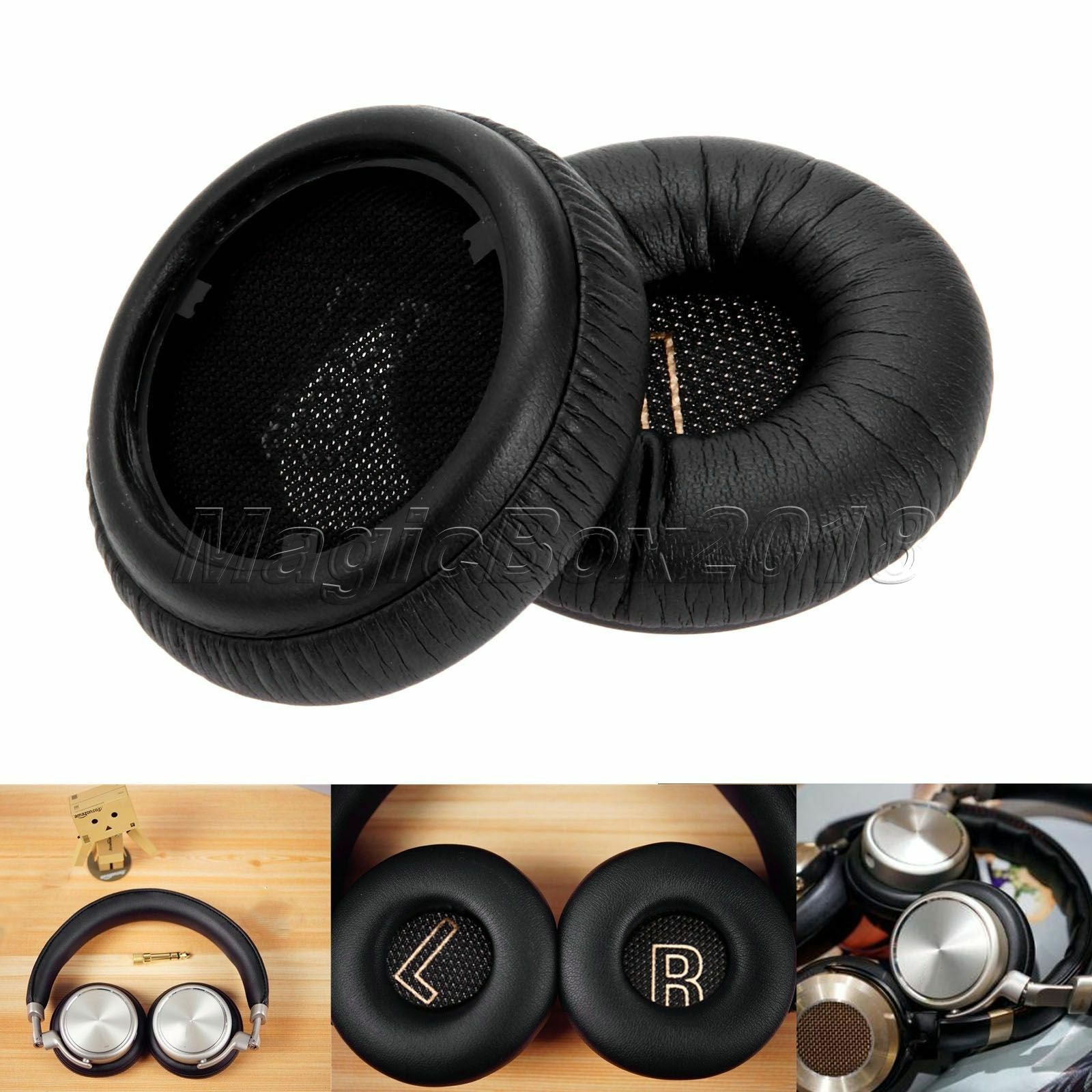 Replacement DIY ear pad cushion Pillow for Meizu HD50 HD 50 HIFI Headphone black