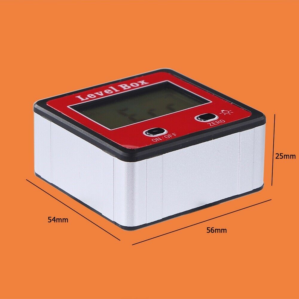 Digital Display Inclinometer Measuring Goniometer Electronic Level Angle Finder
