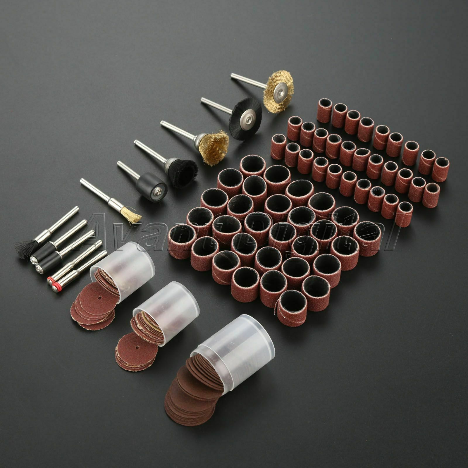 Sanding Polishing Cleaner Rotary Tools Sets Kit DIY for Metal Rust Set 147Pcs