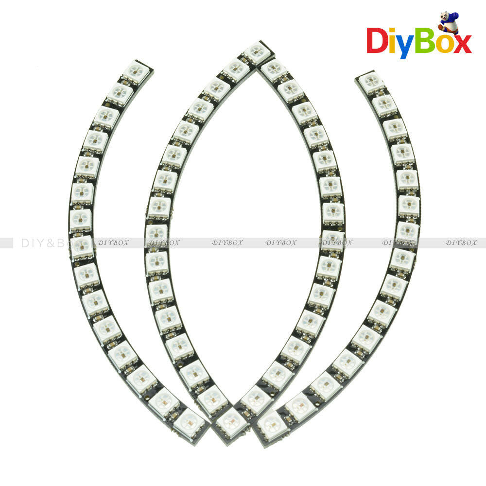 Ring Wall Clock WS2812 5050 60 RGB LED Ultra Bright Lamp Panel For Arduino DIY