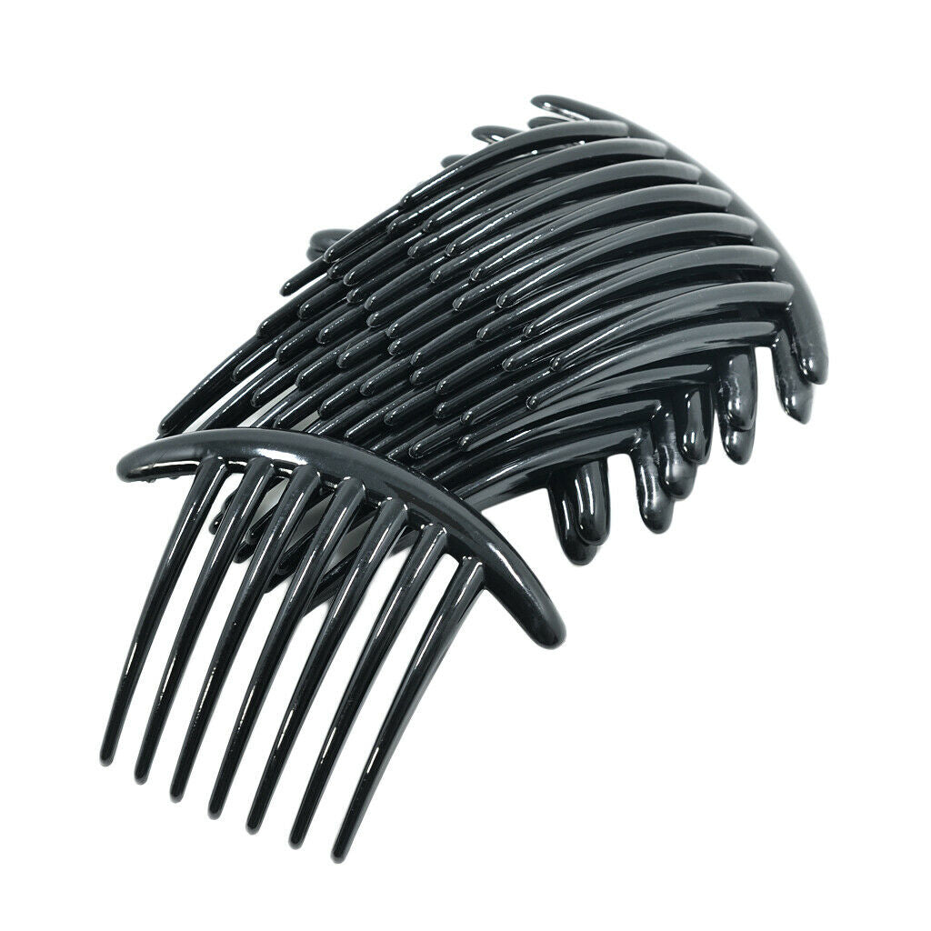 10X Women Girls Plastic Side Clip Hair Comb French Twist Hair Accessories