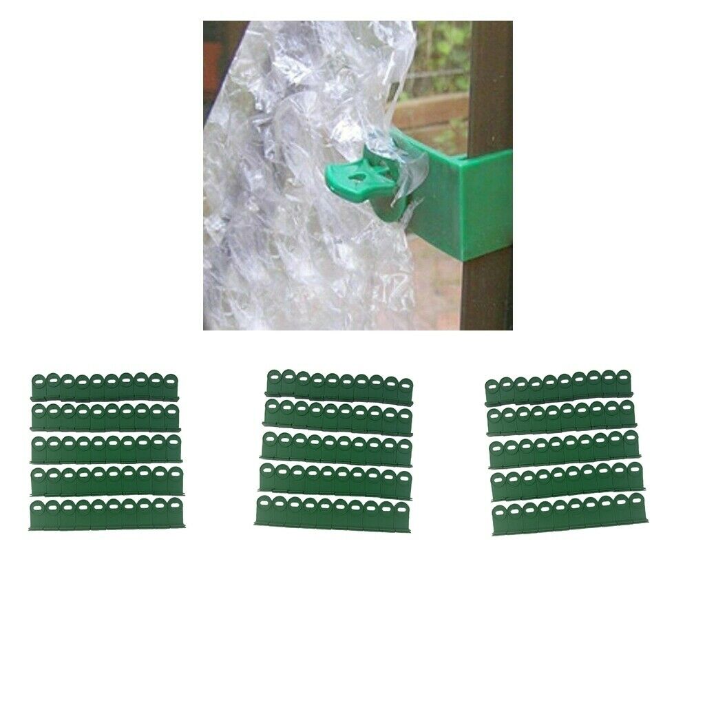 Set of 150 Super Corner Extender Clips for Greenhouse Vegetables Clips
