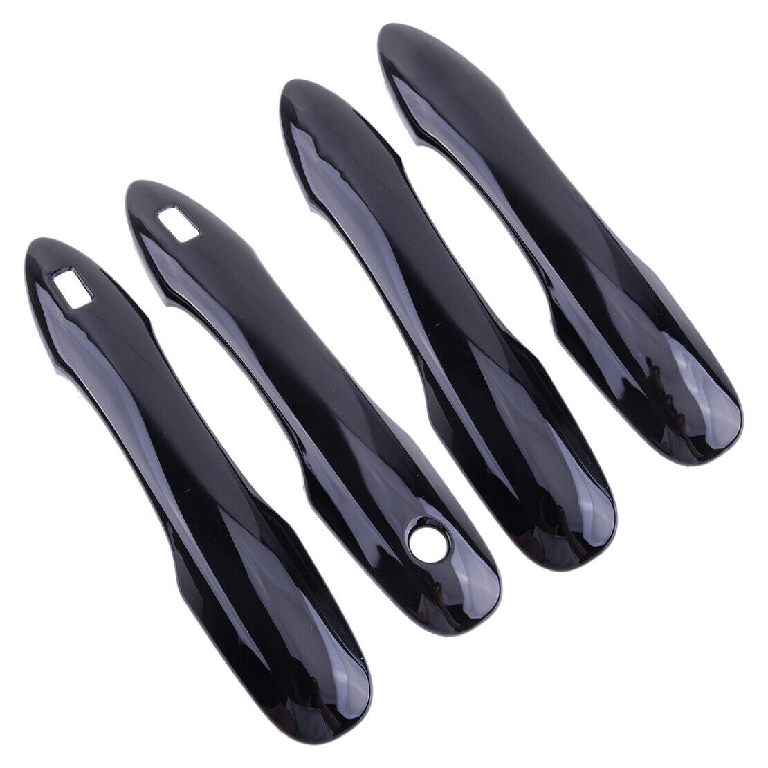 Gloss Black Door Handle Cover w/ Smart Keyhole Fit for Corolla Sedan 2020-2021