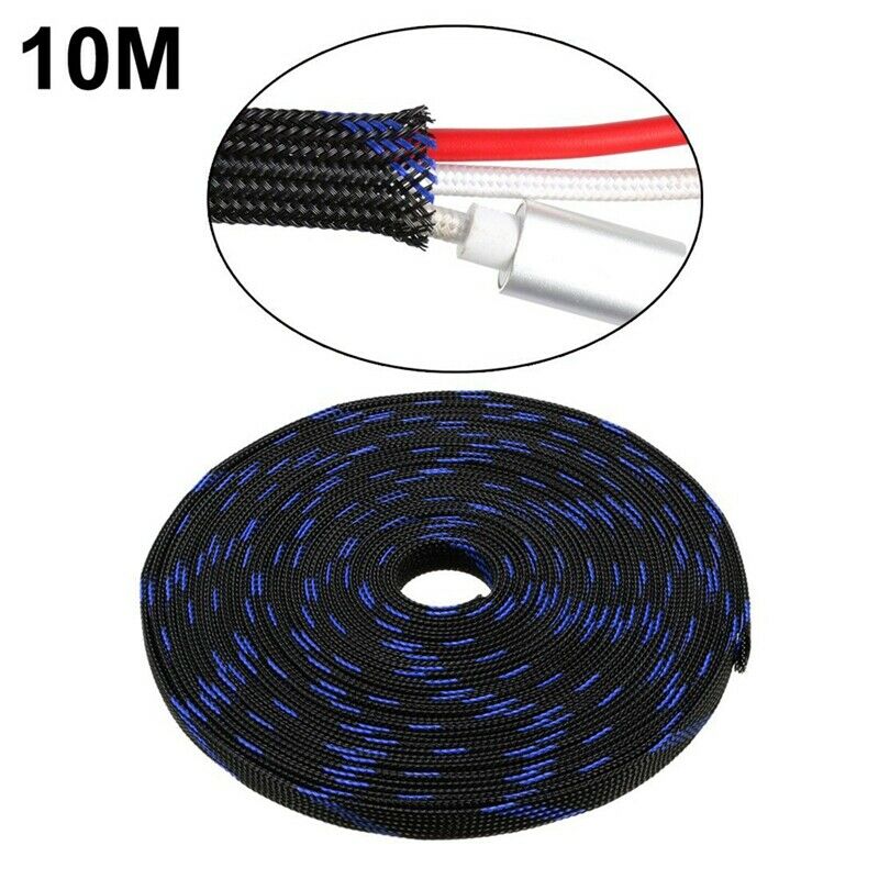 Pet Braided Sleeving 32.8 Feet 10M Expandable Cable Wrap 10Mm Diameter Wire S7