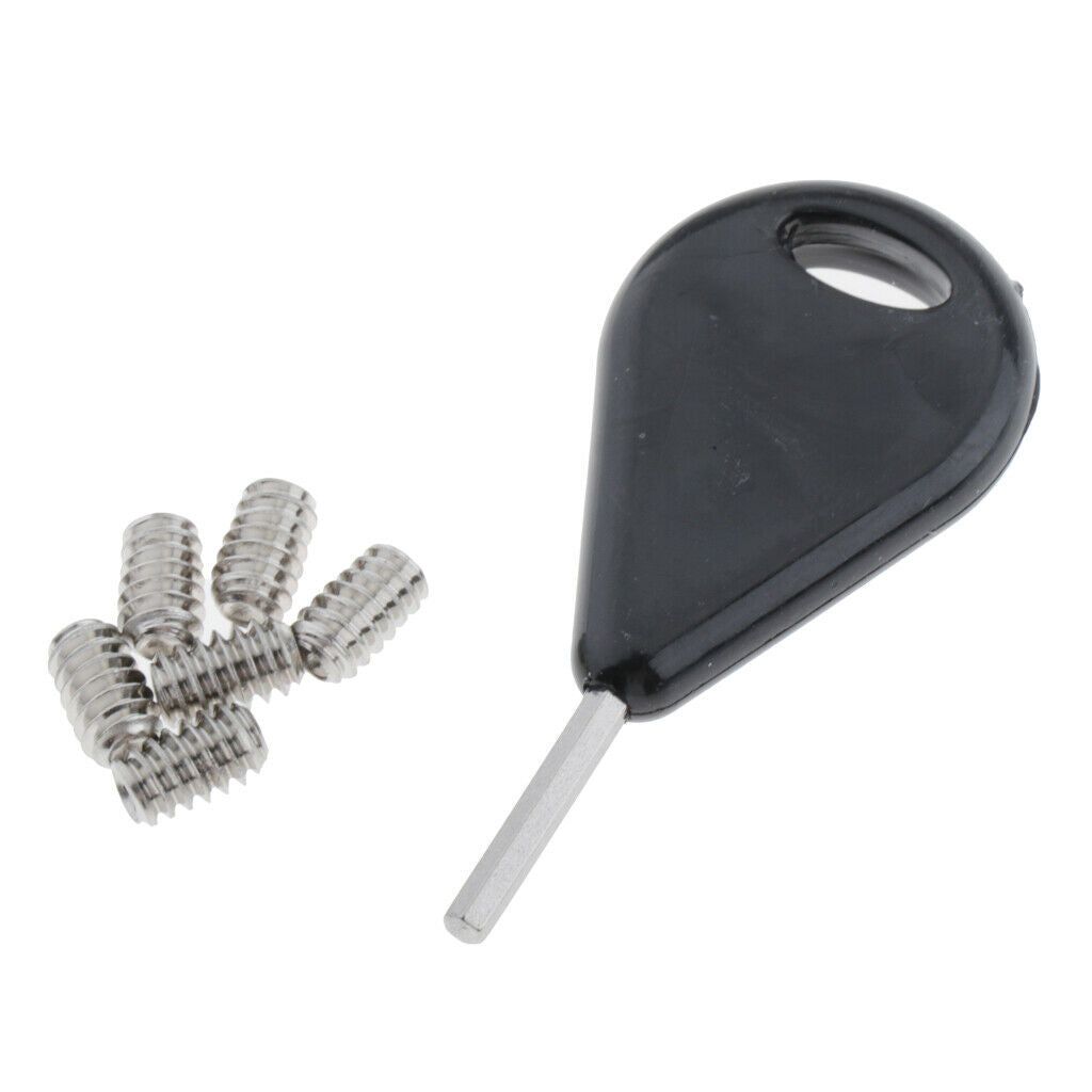 3 Pack Fin Box 9 Degree   Mounting Base Box Adapter with 6 Screws Fin Key