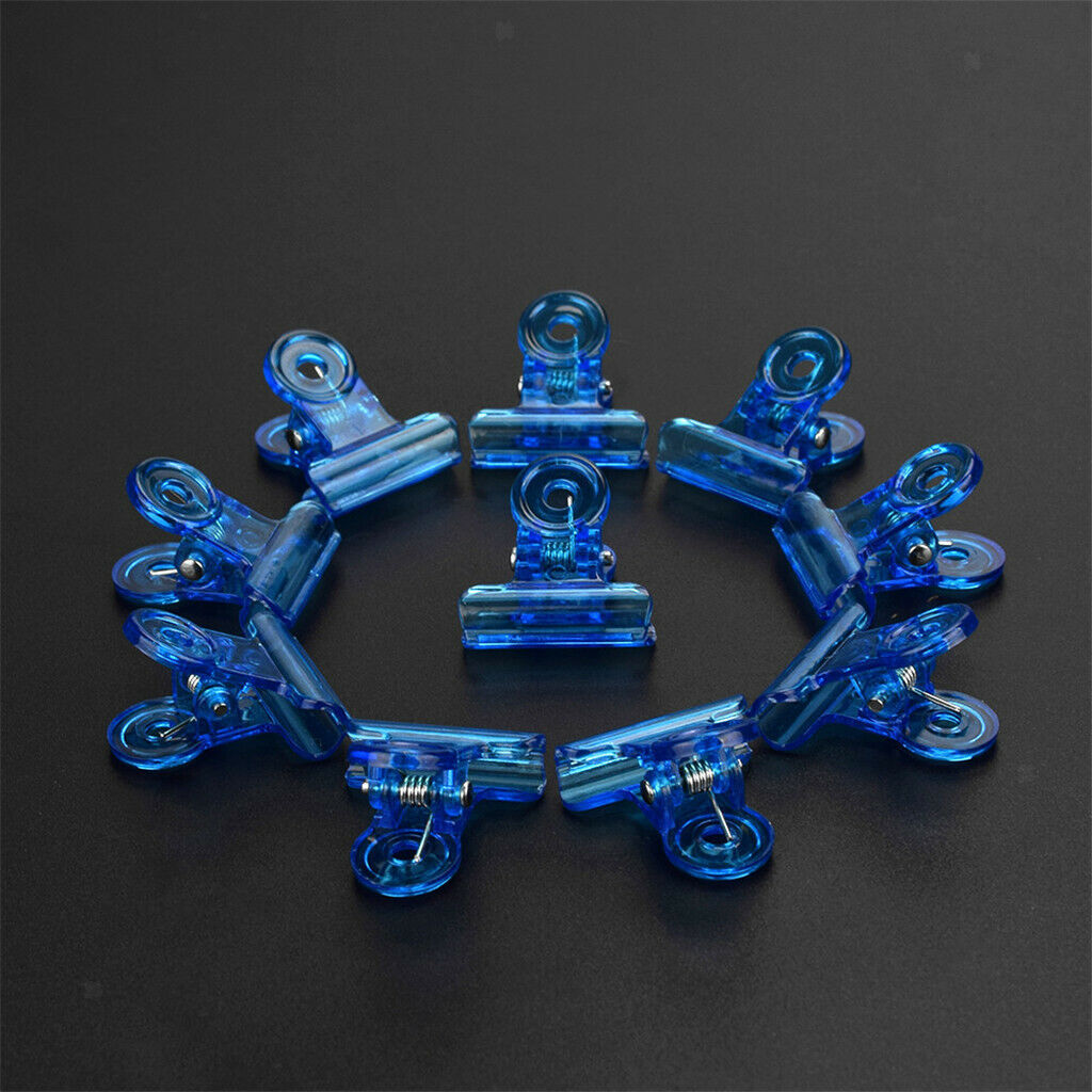 40Pieces Salon Professional Acrylic Nail Clip UV Gel Remover Multicolor