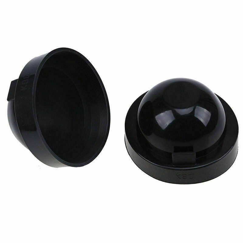Pair 90mm Car LED HID Headlight Rubber Housing Seal Cap Dust TR34RI Cover Set