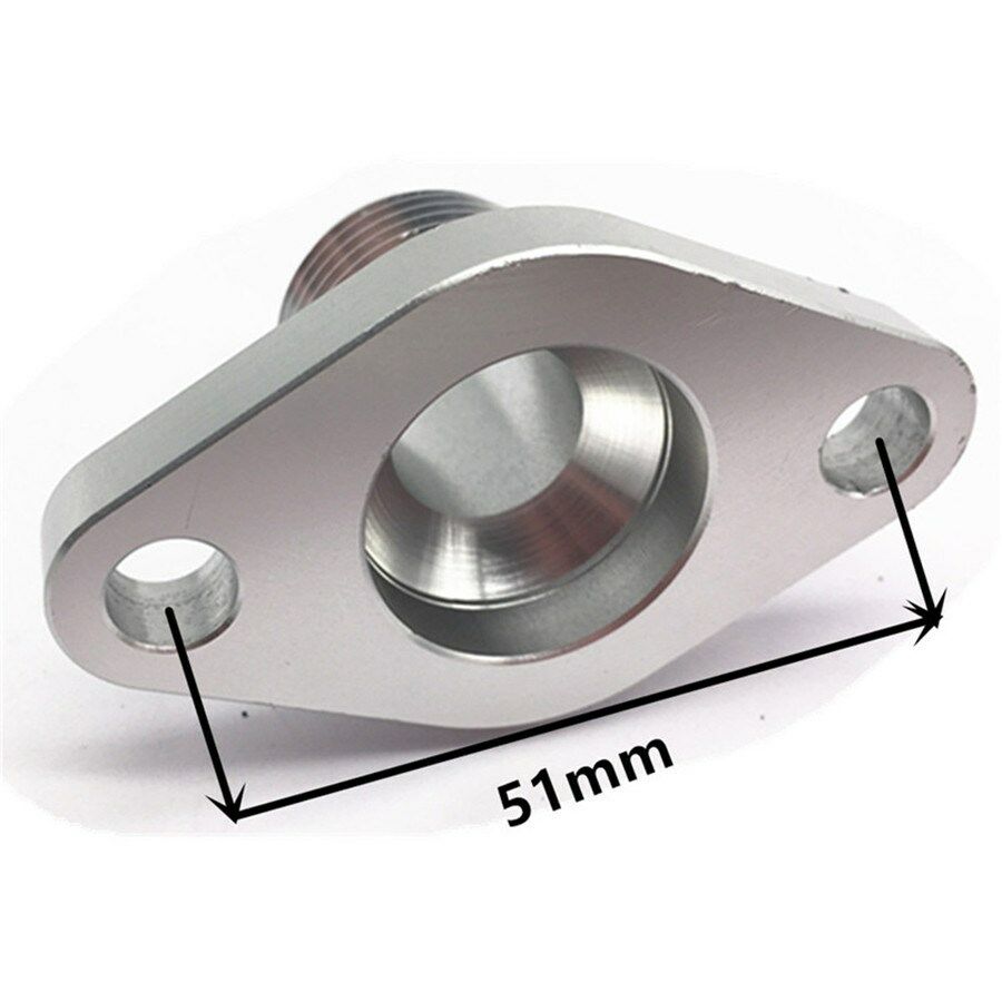Billet Turbo Oil Drain Adapter Flange For T3 T4 T04 T72 T76 T04B T04E 12AN 51mm