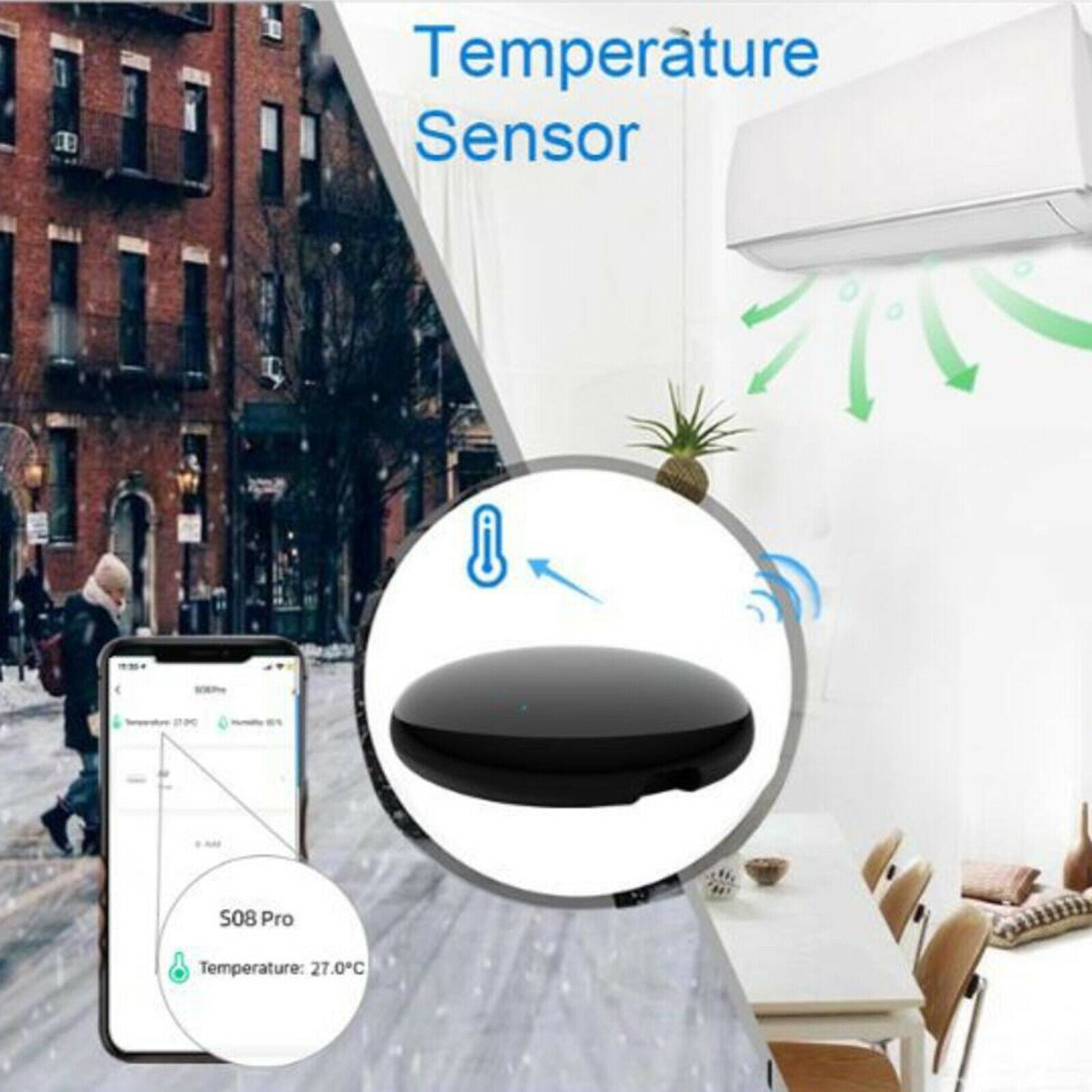 Universal Smart Wireless IR Remote IR 38KHz for Air Conditioner Fan Home Use