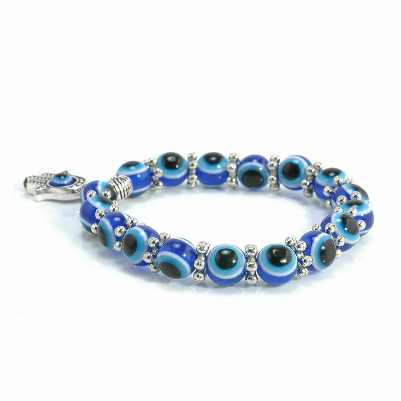 New Evil Eye Bead Good Luck Bracelet Jewelry Hamsa Hand Bracelet Gift