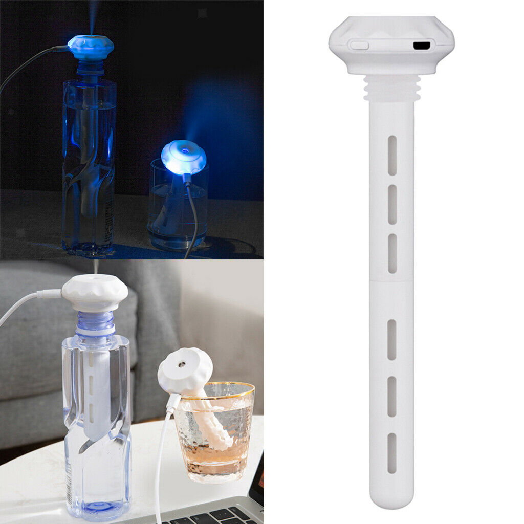 Air Humidifier Bottle Aroma Mist Maker Night Light For Home Car Office
