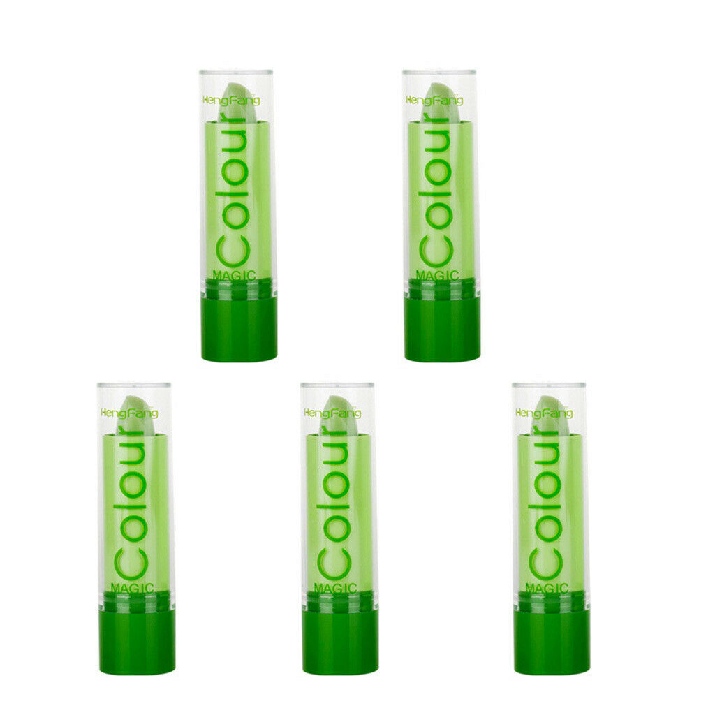 Set of 5 Color-changing Nourishing Lipstick Velvet Waterproof Lip Stick Balm