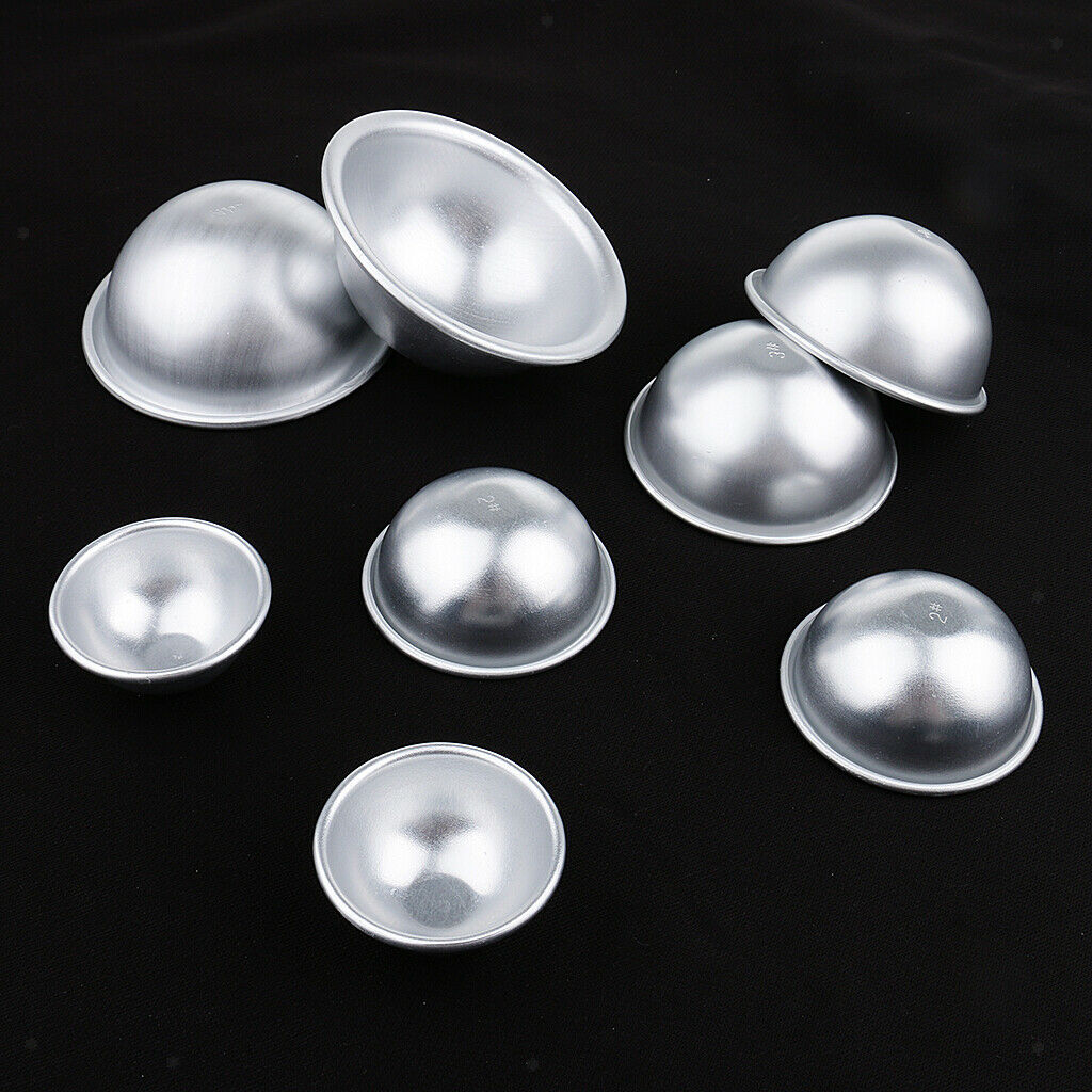 4x Sets 4 Sizes Molds Aluminum Bath  Mold DIY Soap