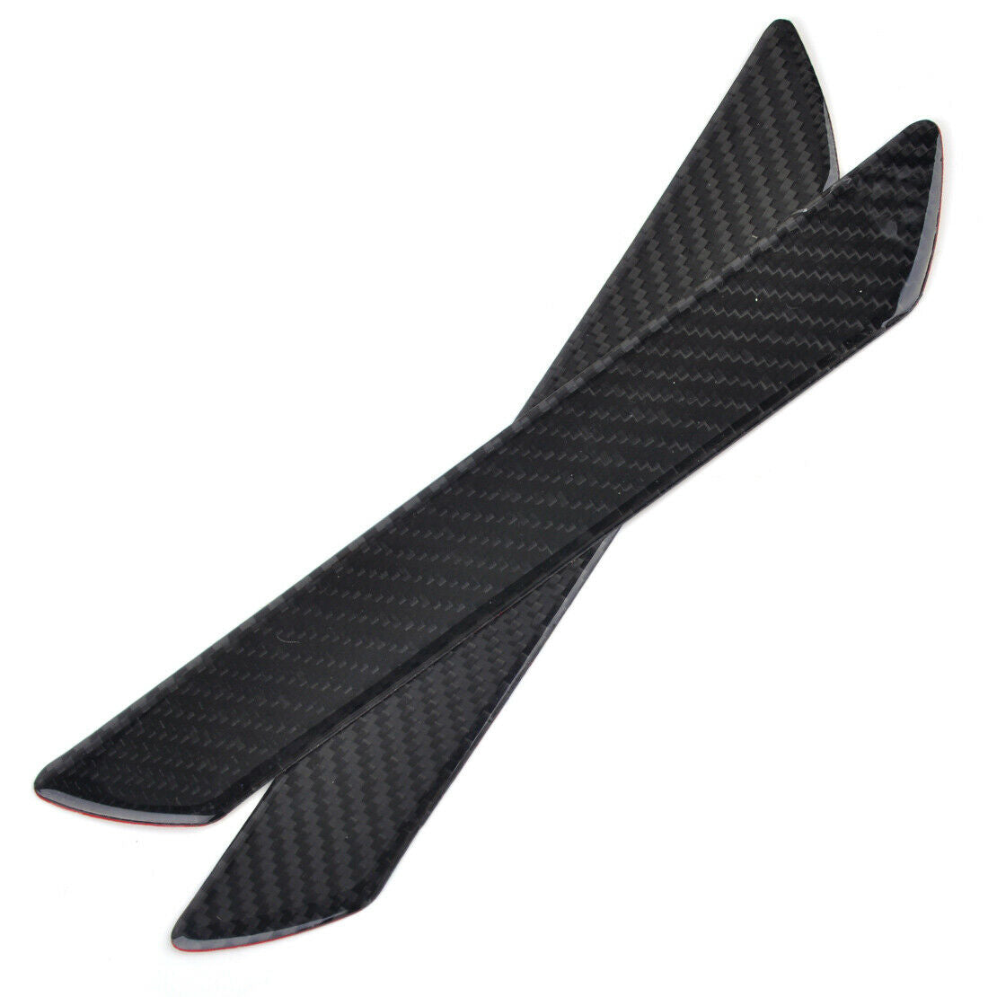 2x Car Door Step Scuff Plate Sill Cover Panel Protect Trim Guard Carbon Fiber An