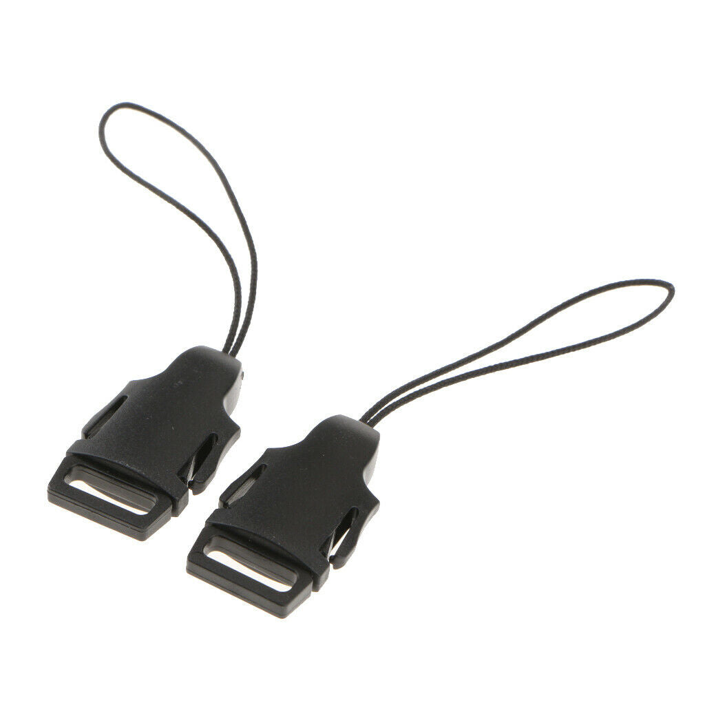 2PCS Quick Release Buckle Kit ABS for Camera Eyelet Sling Belt Mini QD Loops