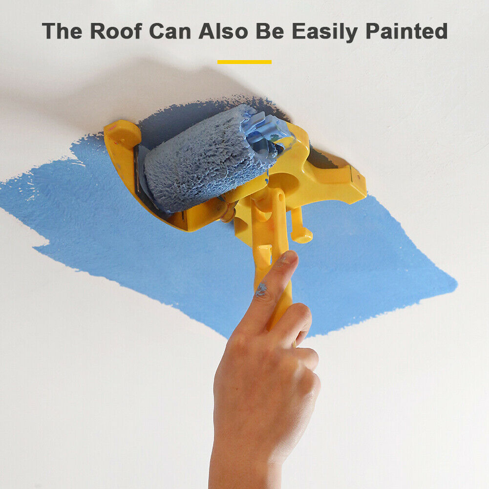 Paint Edger Roller Brush Safety Tool Portable For DIY Home Room Wall Ceilings