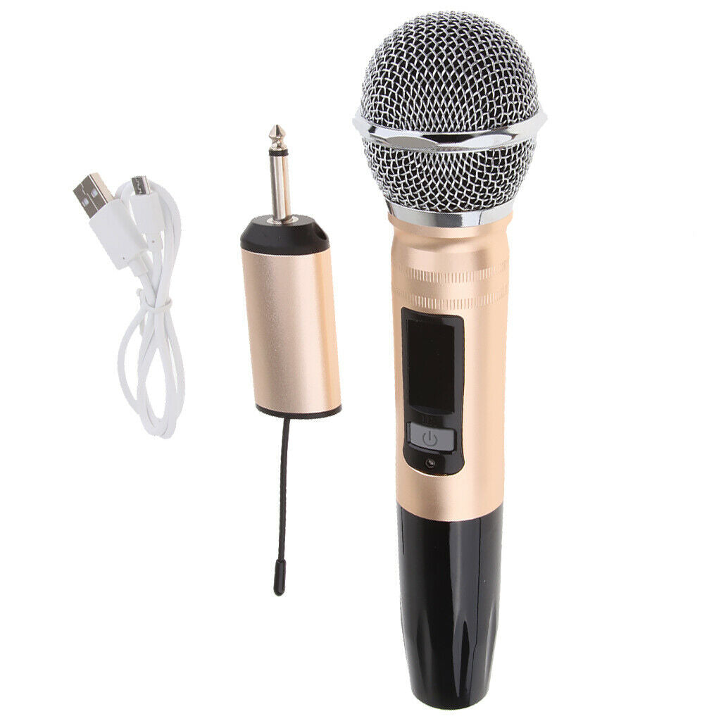 Handheld Wireless Microphone System with USB Cable Wireless Receiver