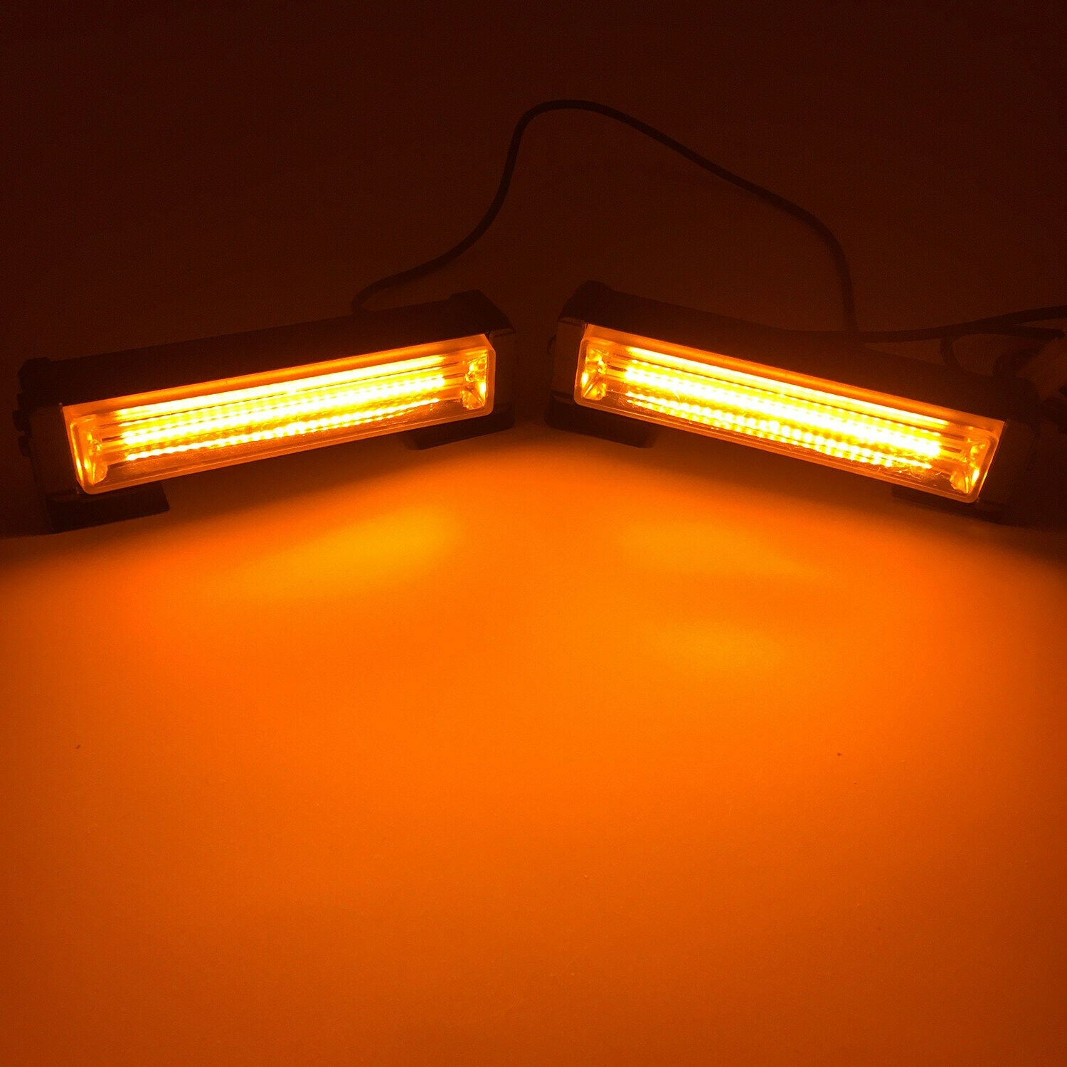 LED COB Car front Grille warning Light Head Mini Strobe Emergency Lightbar DC12V