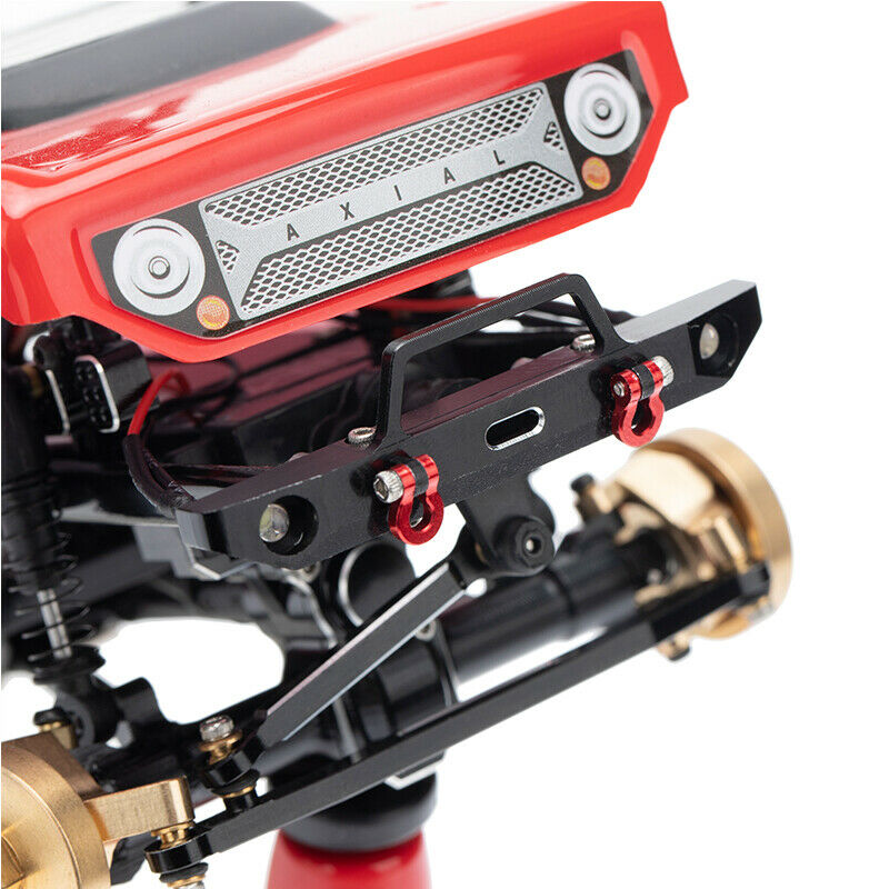 1Kit Black Racing Aluminum Front Bumper for Axial SCX24 SXTF03CM01
