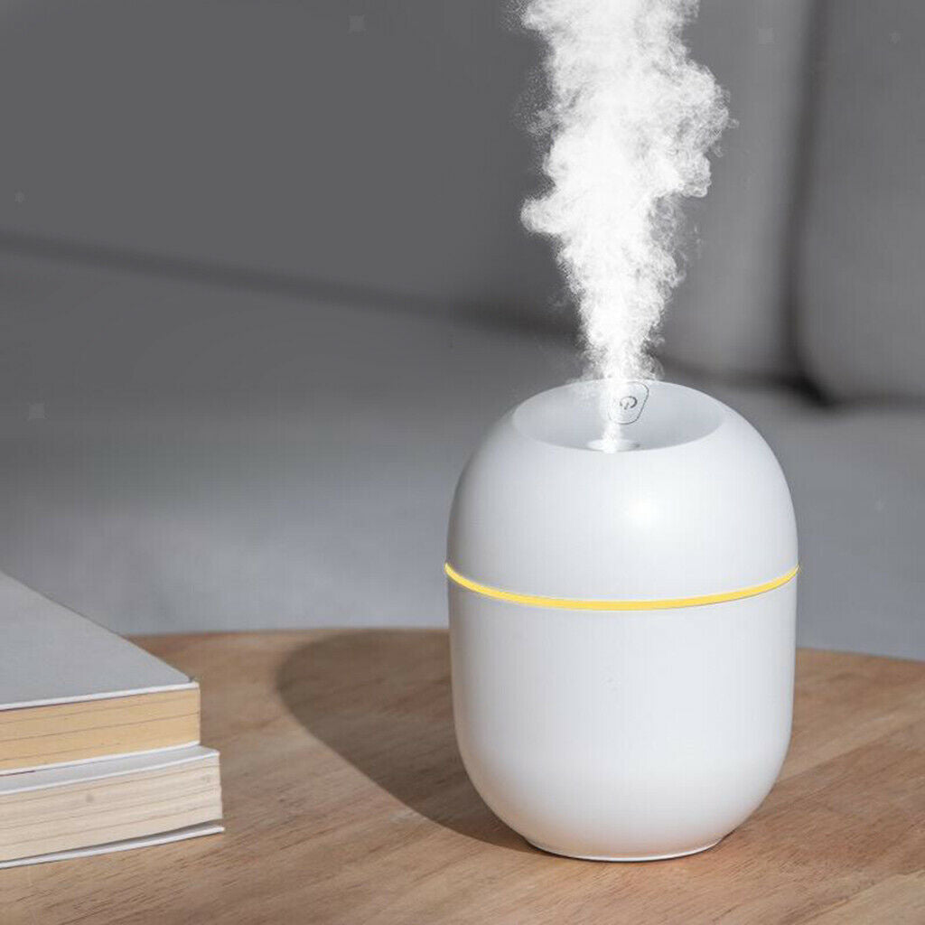 220ml Ultrasonic Humidifier for Bedroom Quiet Cool Mist Air Lightweight Portable