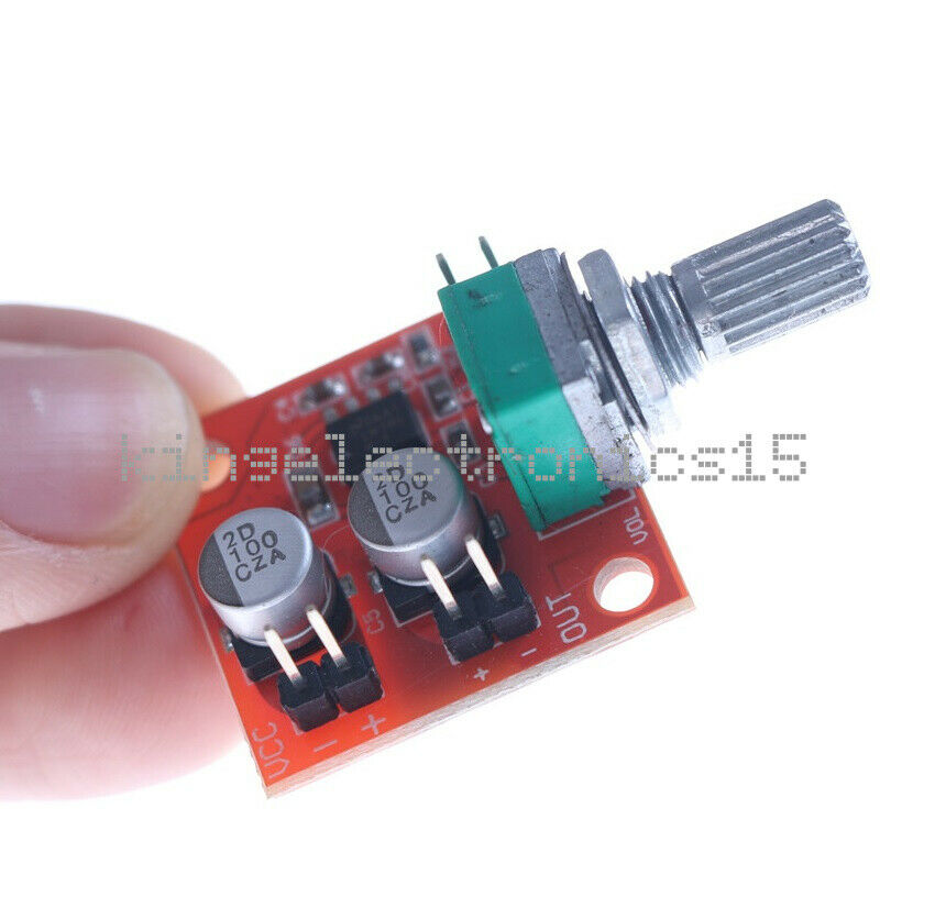 DC 3.7V-12V LM386 Electret Microphone Power Amplifier Board Gain 200 Times NEW