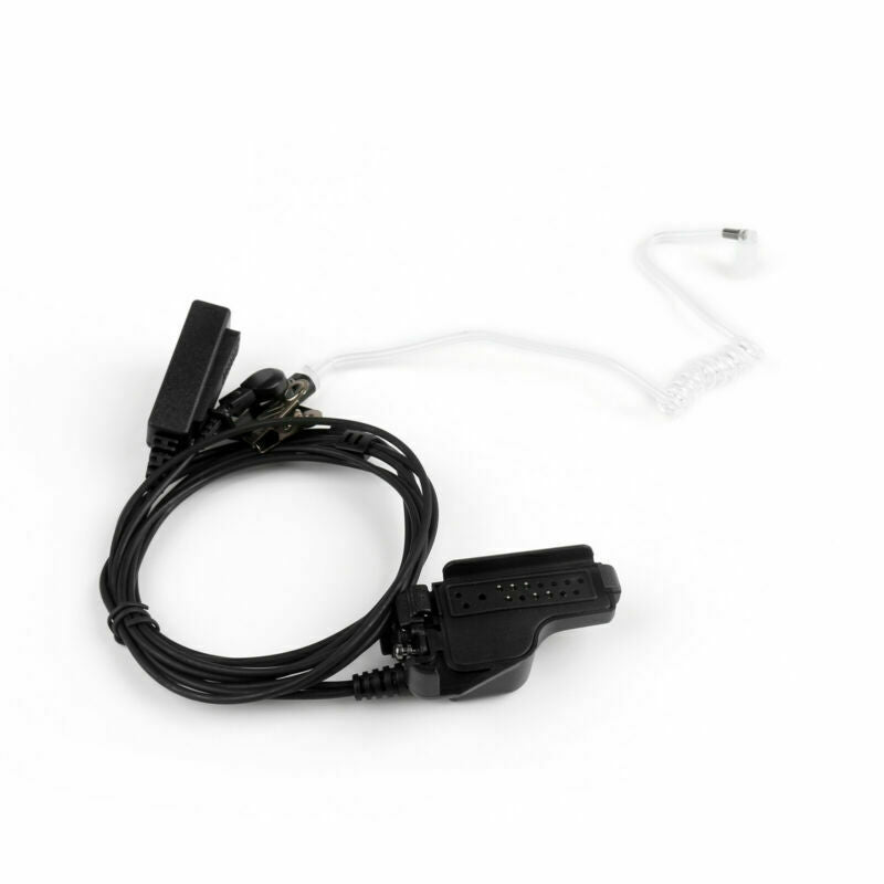 1xCovert Acoustic Tube Headset PTT Mic Fr  HT1000 MTX838 XTS3000/2500
