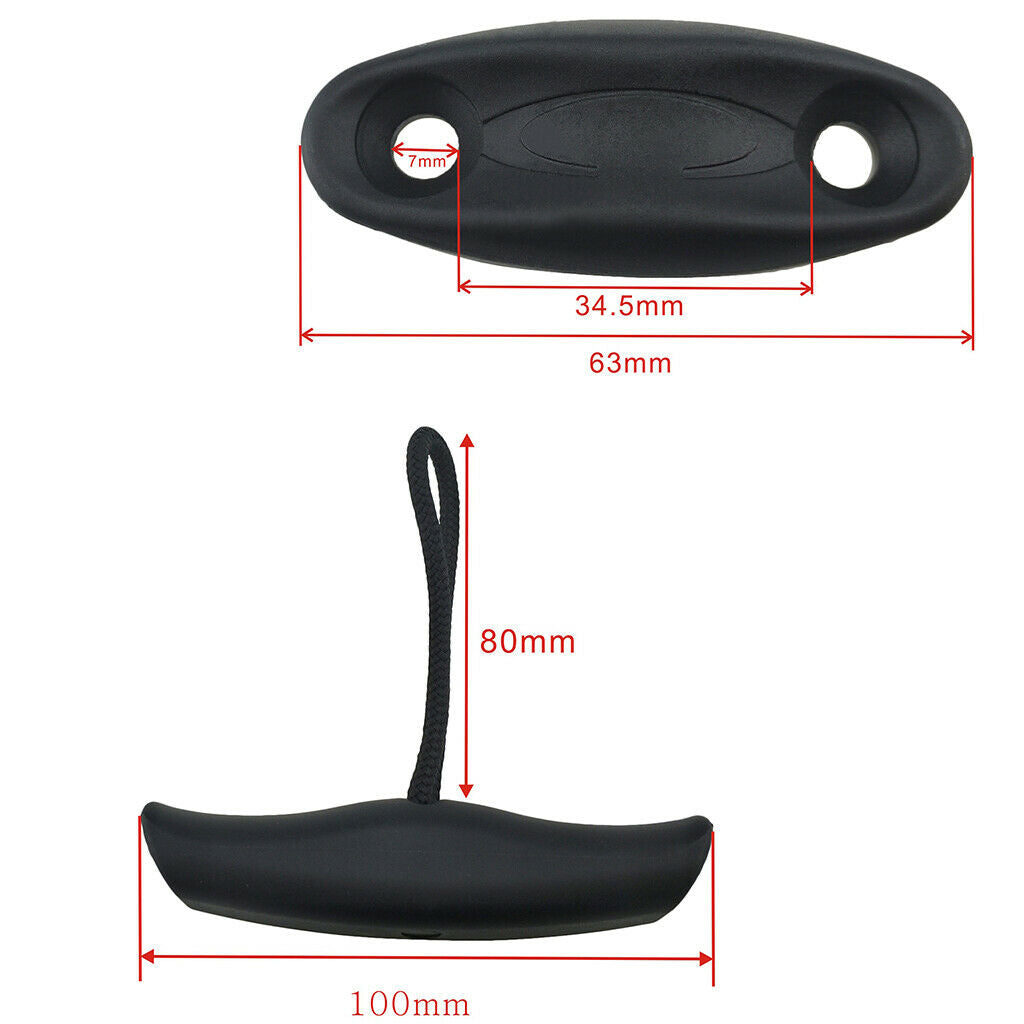 Plastic   Canoe   Carry   Handle   Pull   Handle   T - handle   with   Cord