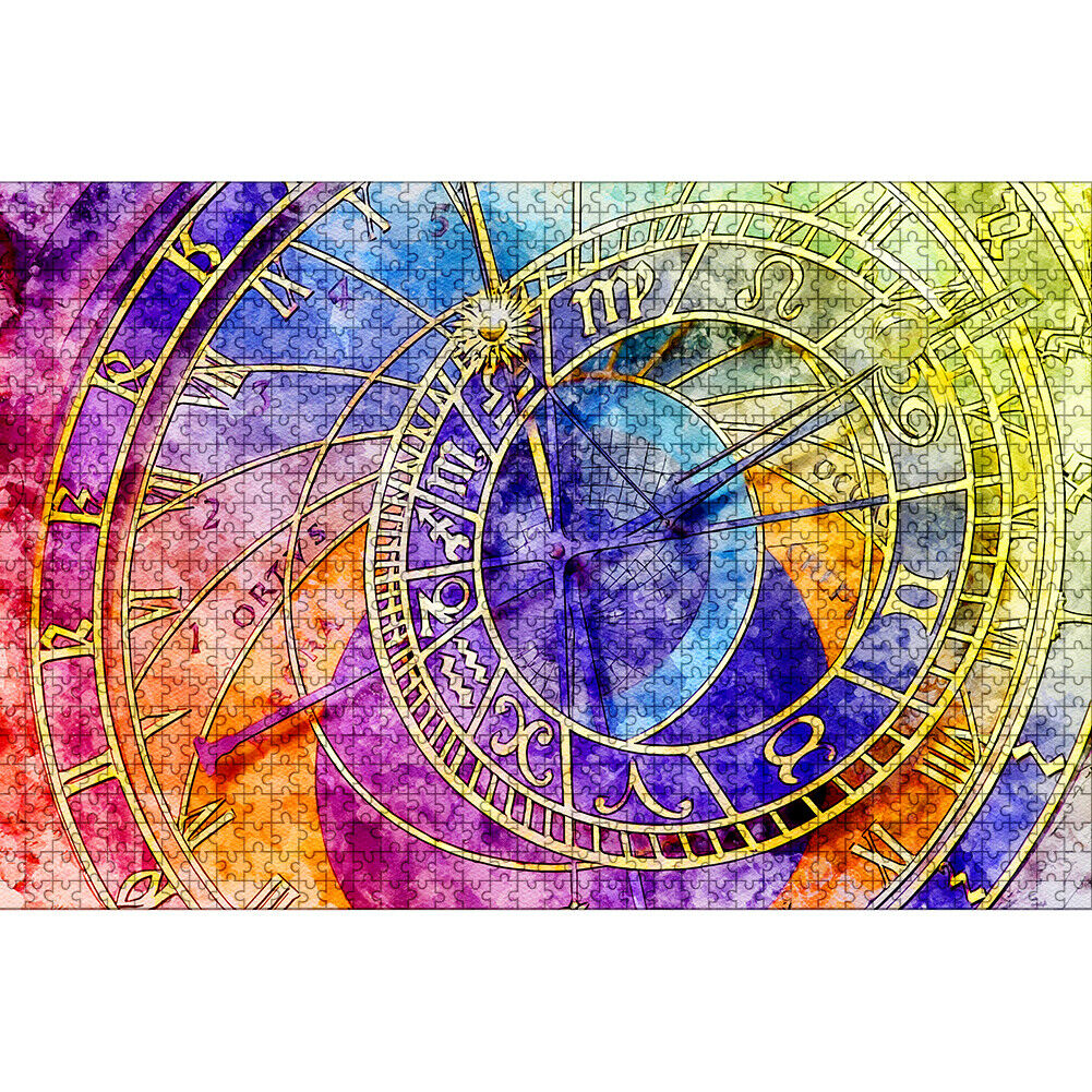 1000pcs DIY Wheel of Time Jigsaw Puzzle Toys Assembling Colorful Pictures @