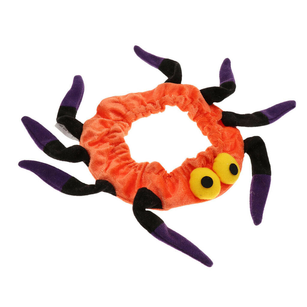 Adjustable Dog Cat Supplies Halloween Christmas Accessories Spider Collar