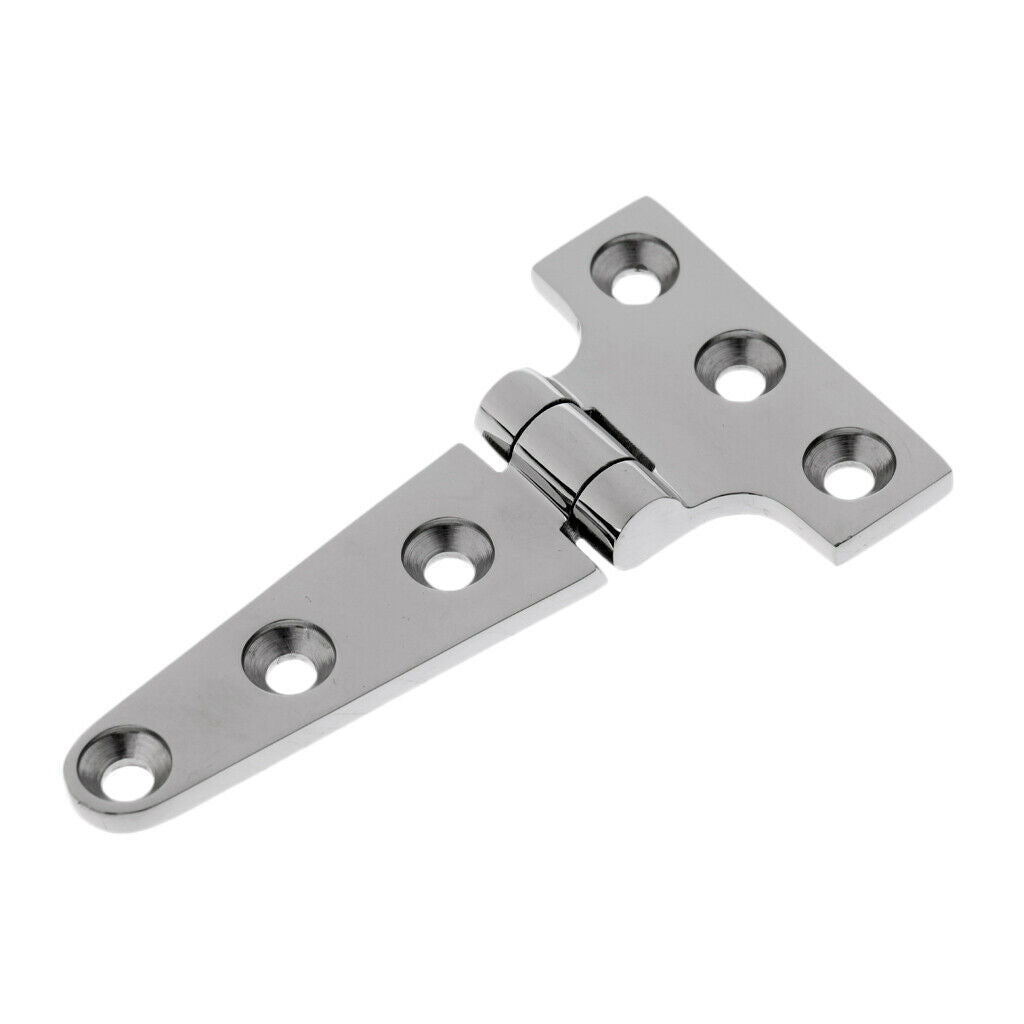 2x Heavy Duty Strap T Hinge Cabinet Shed Door Gate Tee Hinge 10x5.4x0.4 cm
