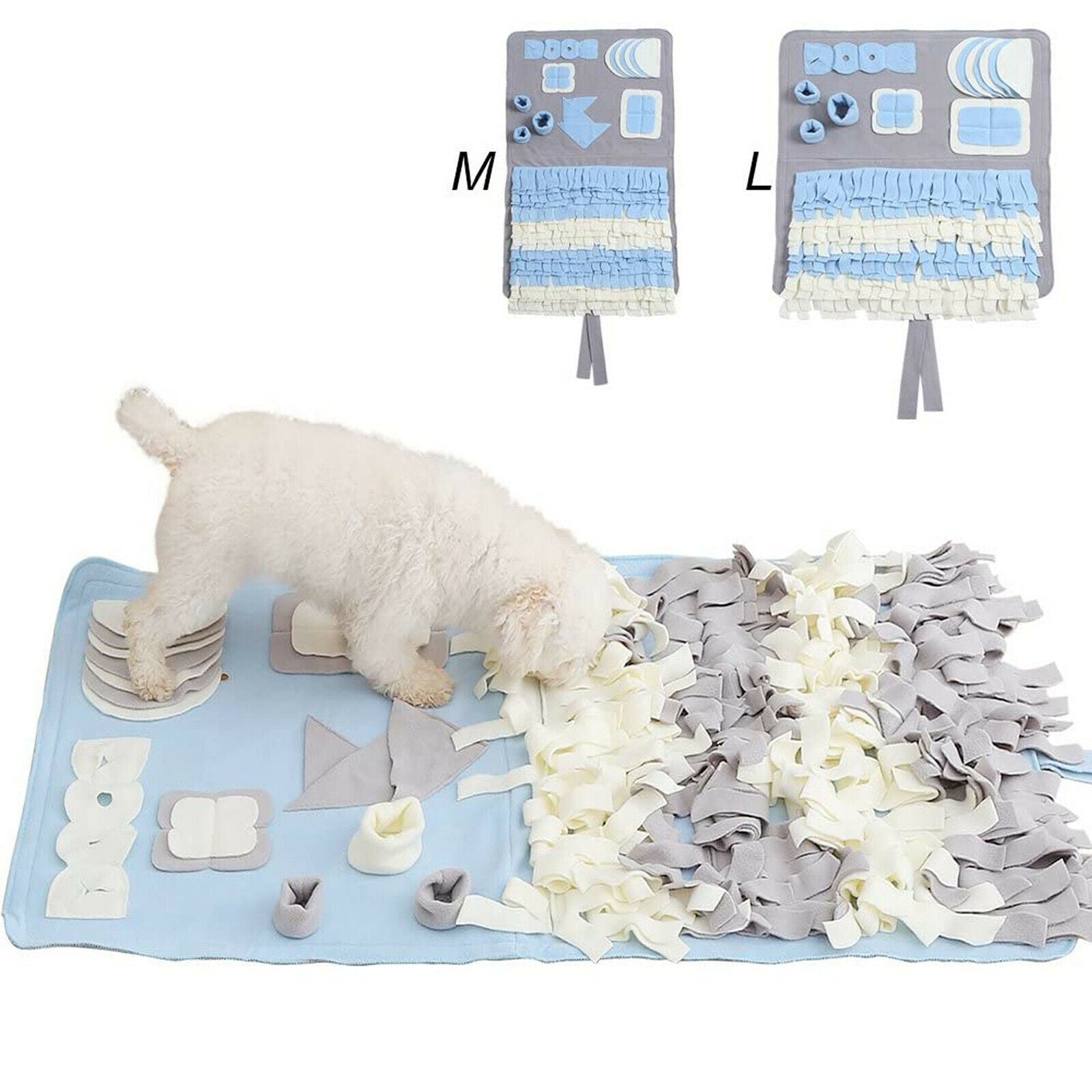 Dog Snuffle Mat Lick Pad for Dogs Interactive Puzzle Animals Indoor Outdoor