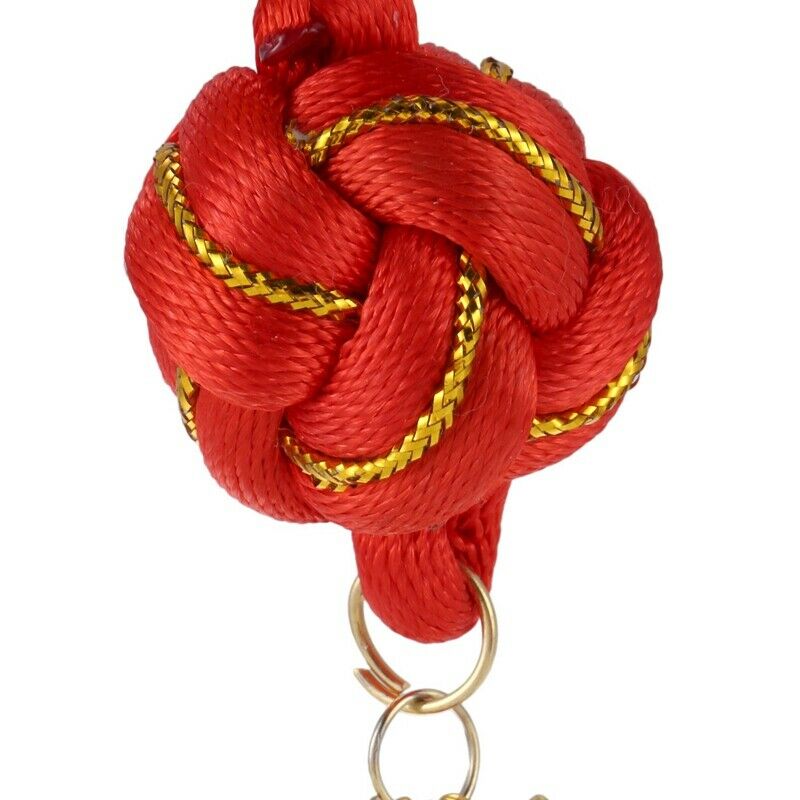 Oriental Ball Chinese K Tassel Ornament with Bells W9V6