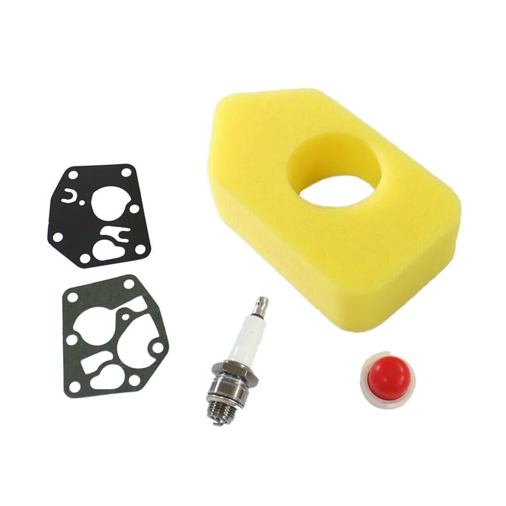 Air Filter Spark Plug Primer Bulb Aftermarket Kit for Briggs Stratton 694394