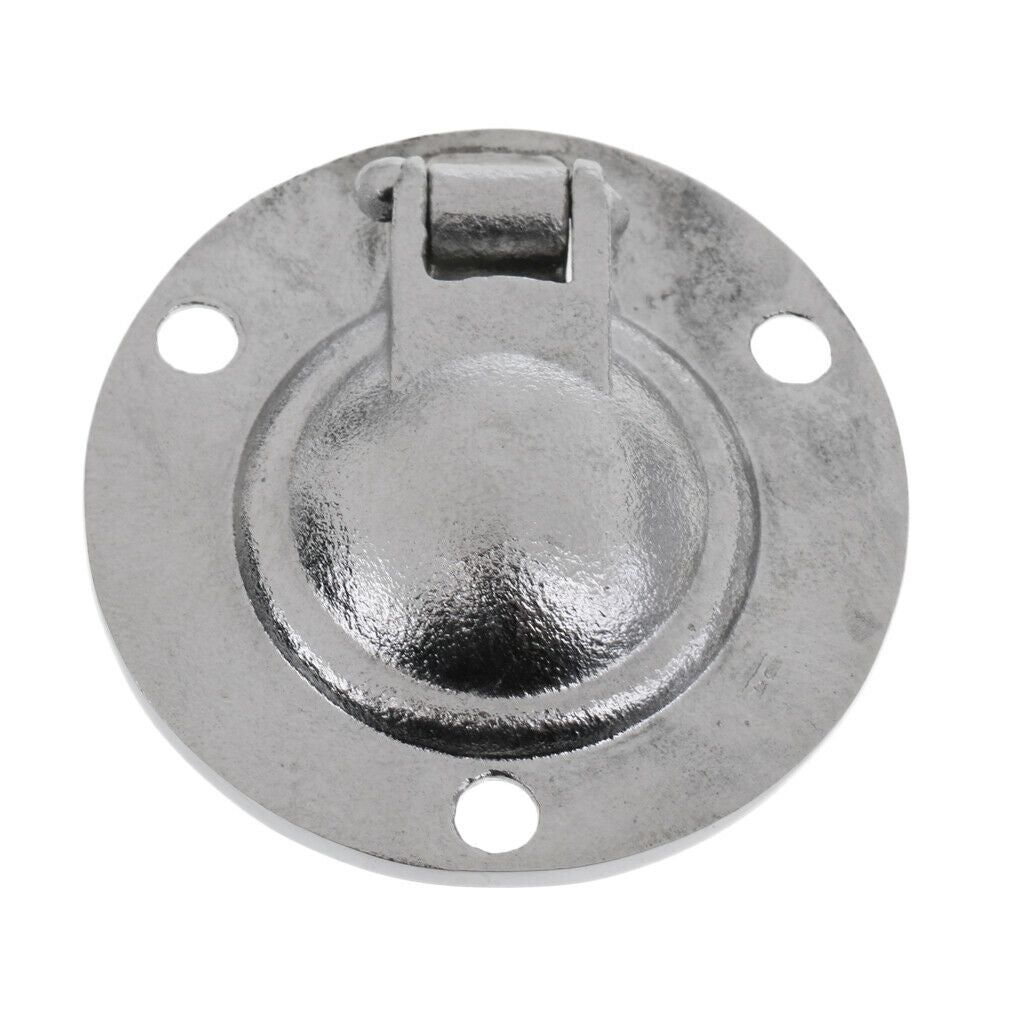 4 Pieces Boat Marine Stainless Steel Round Flush Lift Ring Hatch Pull Handle