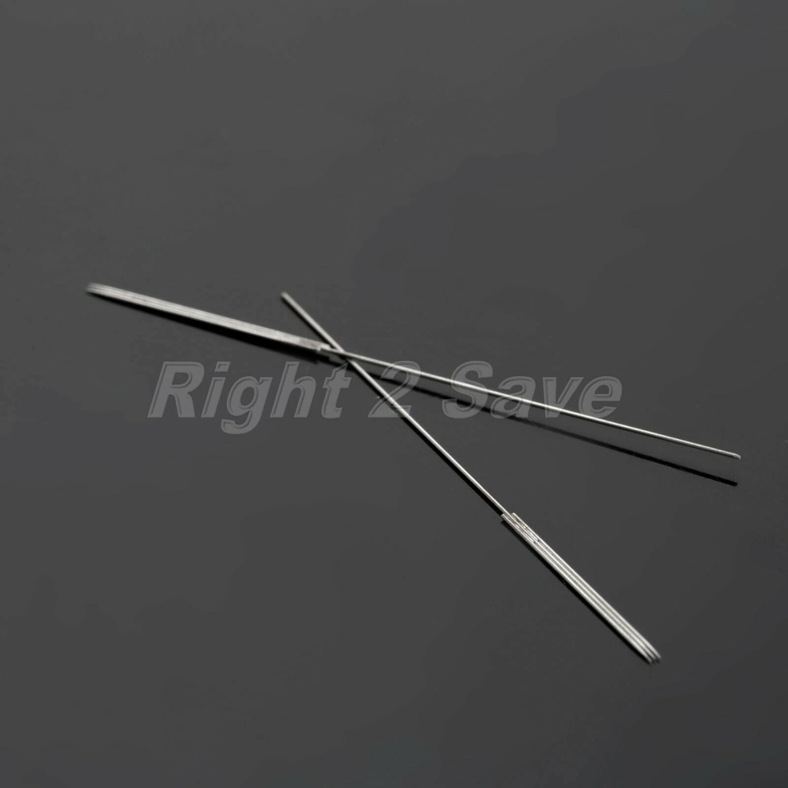 100pcs 3F Eyebrow Tattoo Needles Permanent Makeup Medical Grade Stainless Steel