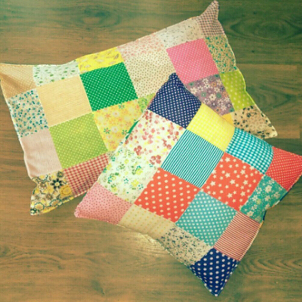 50X Fabric Bundle Stash 10x10cm Cotton Patchwork Sewing Quilting Cloth DIY Gift