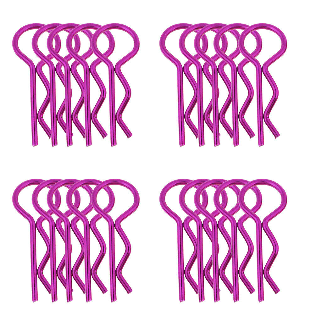 1/10 1/8 RC Rock Crawlers Bodyshell Clips Pins 60x for Redcat HSP HPI 9.4mm