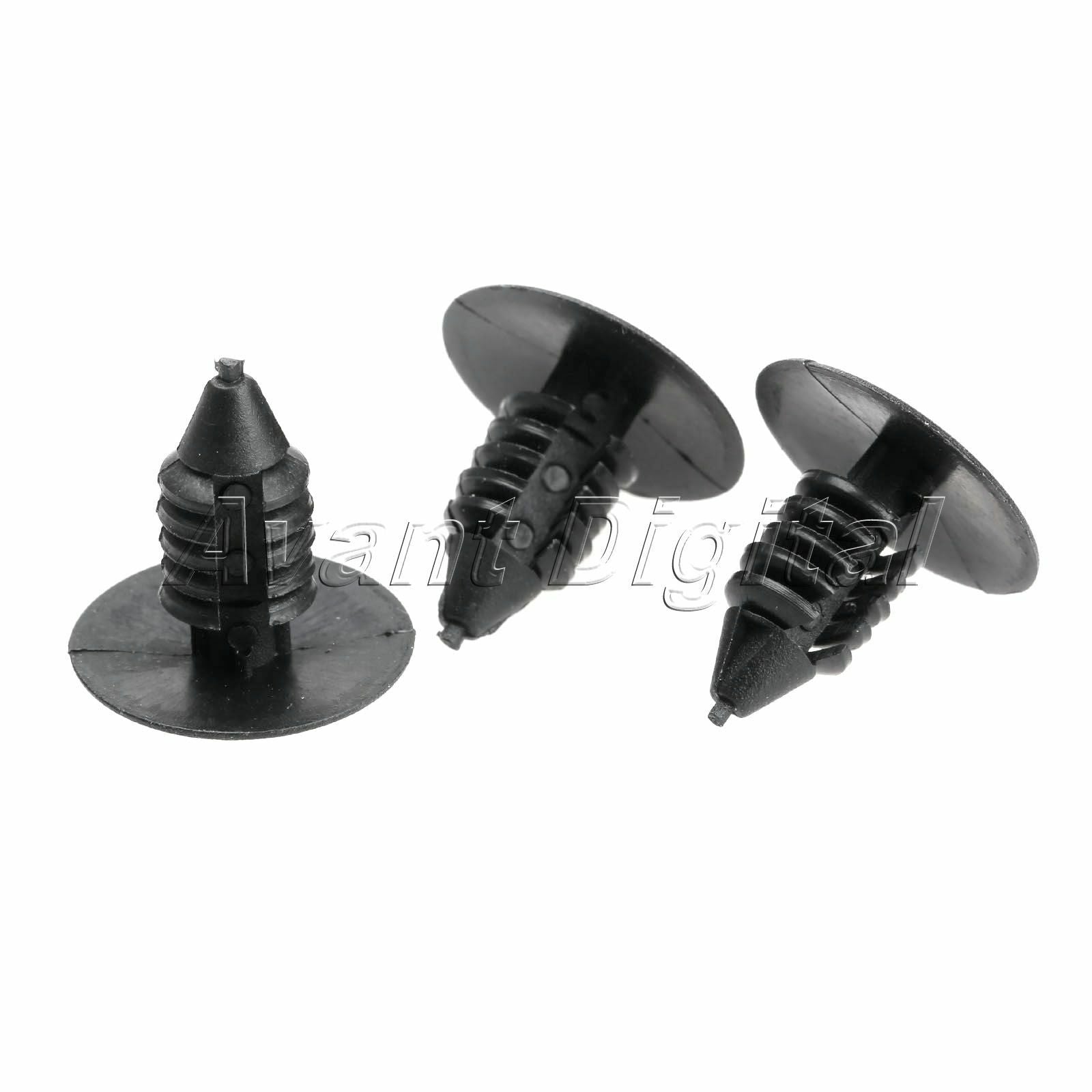 50X Car Fender Bumper Nylon Black Retainer Fastener Clip for AMC Ford Chrysler